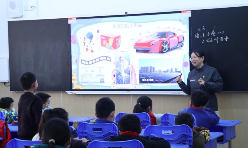 合肥利来w66组织开展&ldquo;科普进校园 共筑强国梦&rdquo; 志愿服务活动